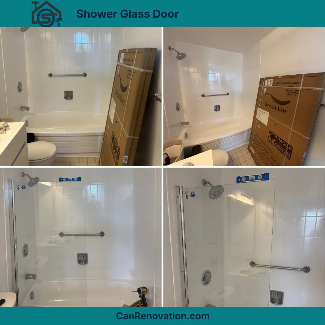 Shower Glass Door Installation – Scarborough